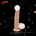8 polegadas Long Silicone Sex Penis Mulheres Masturbação máquina